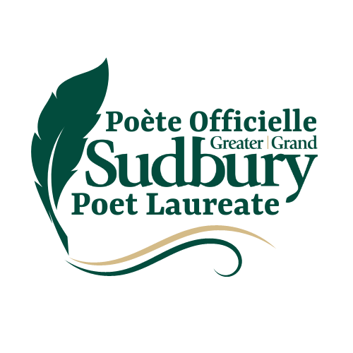 poete officielle. greater sudbury. poet laureate logo
