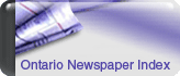 Ontario Newspaper Index logo