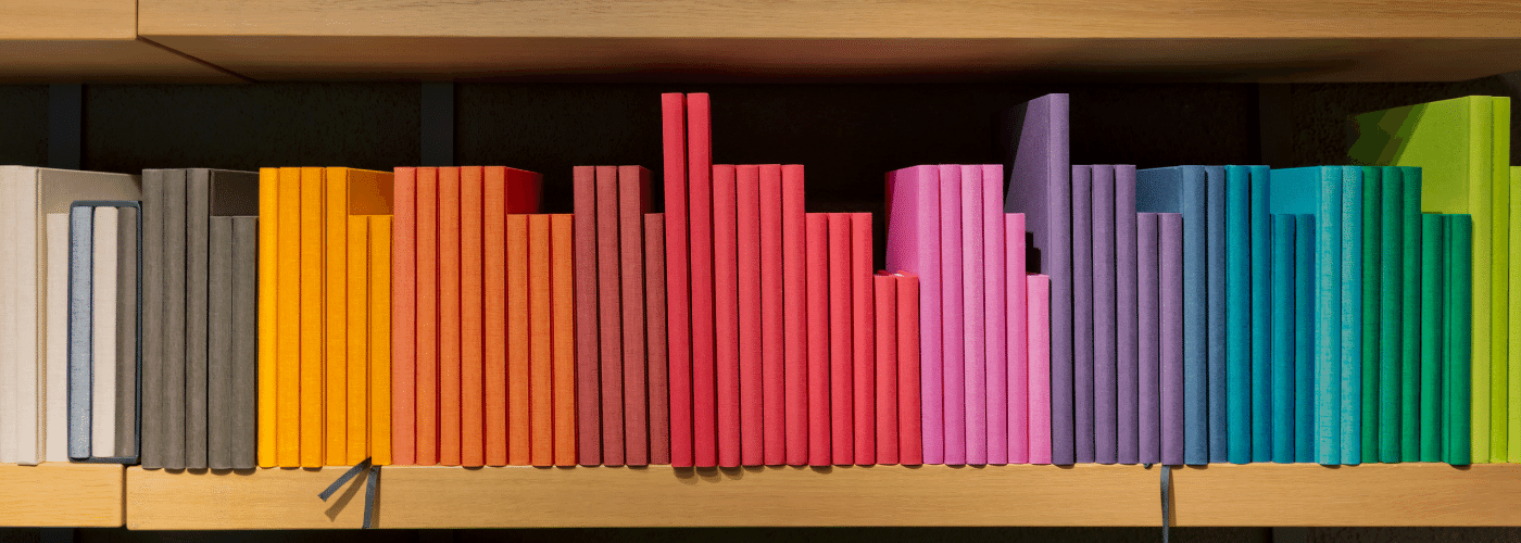 books on a shelf